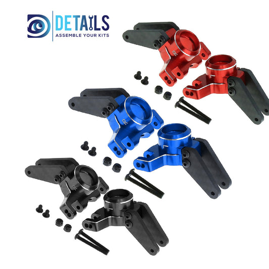 Aluminum and Carbon fiber Rear C Hub for Arrma 1/8 Mojave/1:10 4x4 Kraton Upgrade Parts