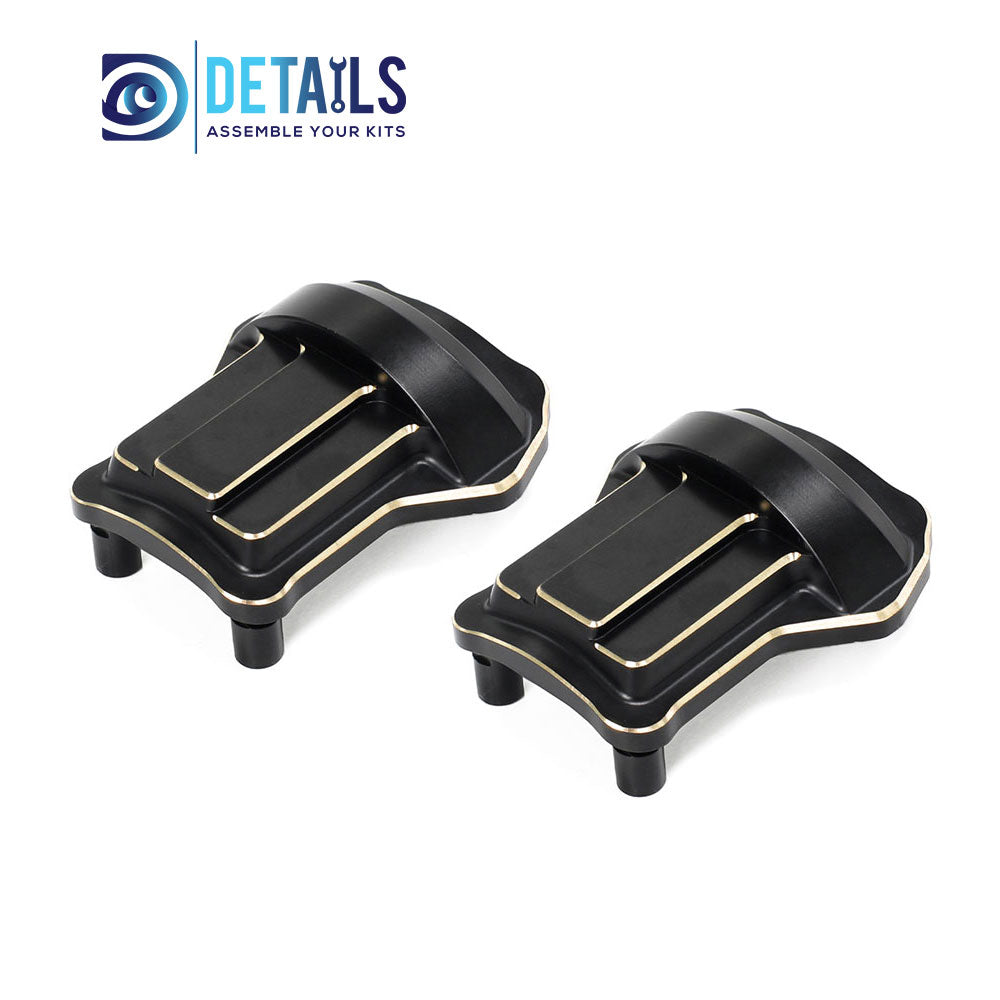 Brass Front Rear Axle Cover Housing Diff 2pcs for FMS 1/10 FCX10 K5 RC cars