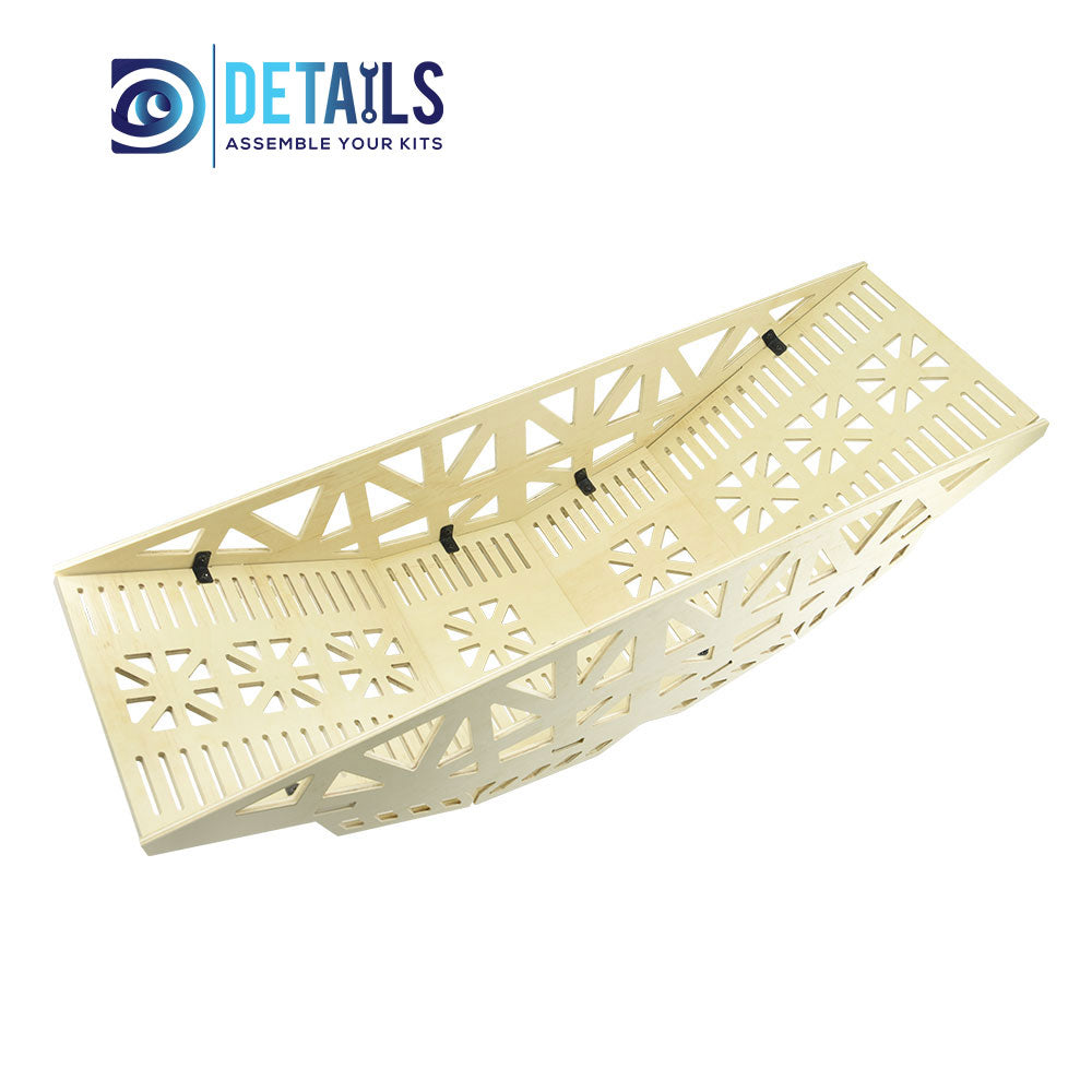 High Density RC  Crawler Wood Board Tracks 5 layers Hardened Thickness D Style