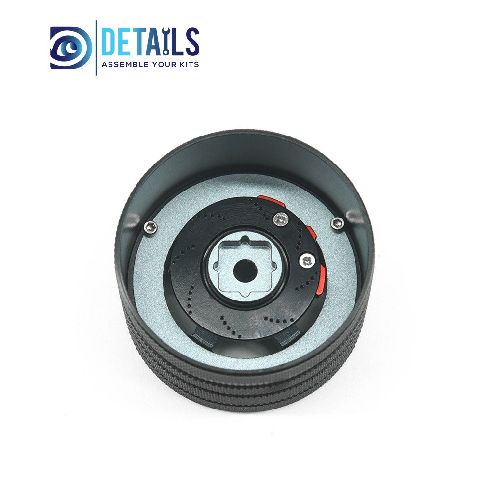 DTEL01038 Aluminum RC Transmitter Steering Handwheel for Sanwa/ Futaba/NB4/ 7PX/X9  Blue