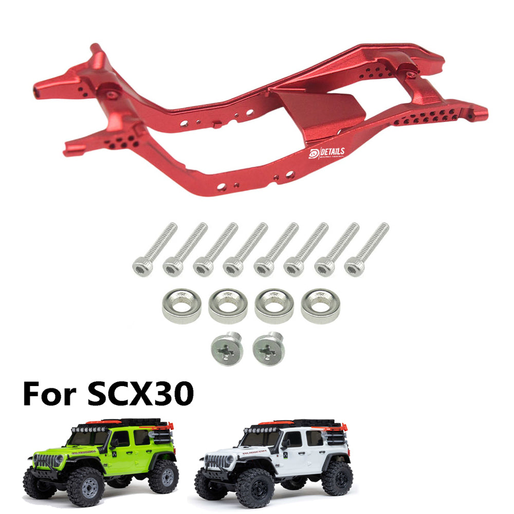 Axial SCX30 Upgrading Parts （12 IN 1 SET）Red