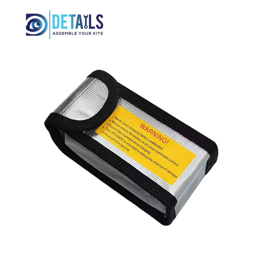 Fireproof Explosionproof Lipo Battery Safe Bag  64*50*125mm