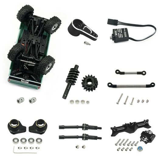 Hobbydetails SCX30 Four-wheel Steer Set