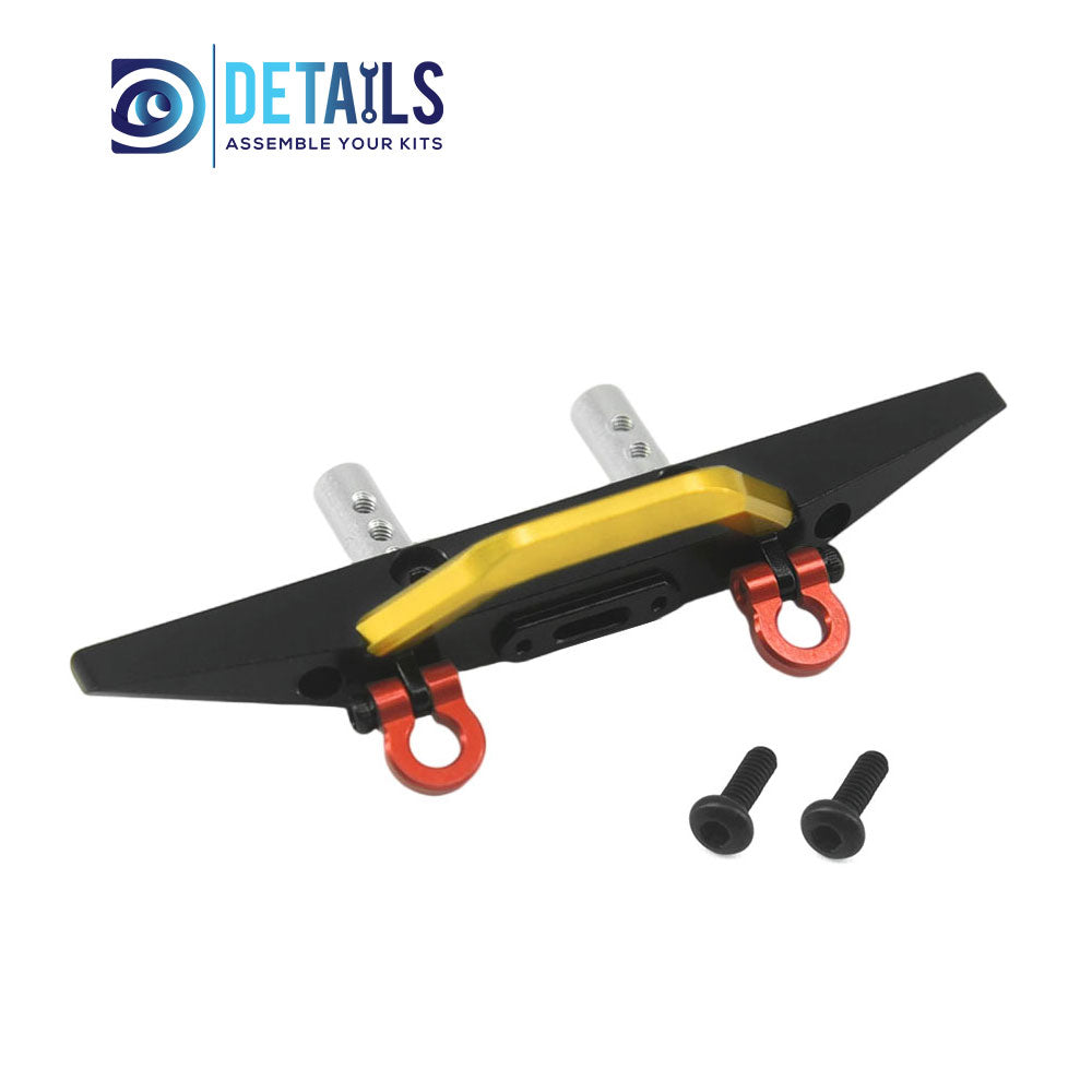 Aluminum Front Bumper for RedCat Ascent18 1/18 Car A: Black Gold B: Black Red