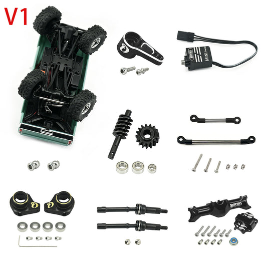Hobbydetails SCX30 Four-wheel Steer Set