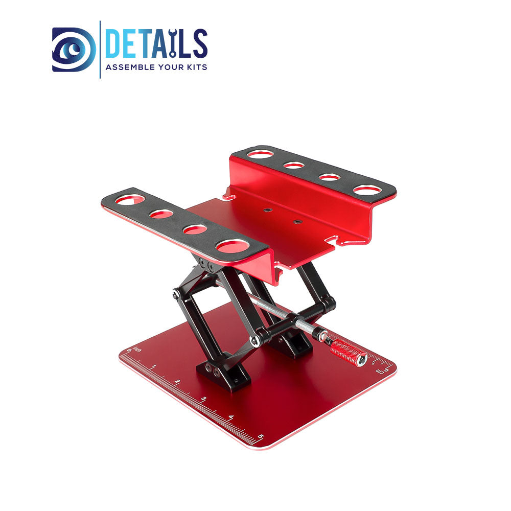 Aluminum 1/8 1/10 1/16 Adjustable RC Car Stand For Rc Car Repair Assembly Display 60-140mm