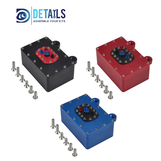 Aluminum CNC Scale Fuel Cell Receiver Box 60*40*26mm