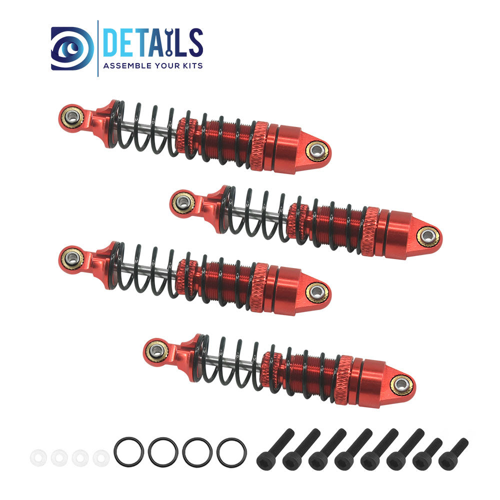 Hobby Details Aluminum Front&Rear Shocks Set For ARRMA 1/18 MOJAVE GRANITE GROM Upgrade Parts