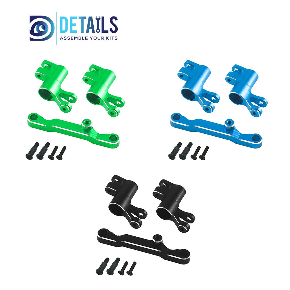 Hobby Details 7075 Aluminum Steering Set For  For TRX MINI MAXX BL-2s 4WD Brushless Monster Truck 107154-1 Upgrade Parts