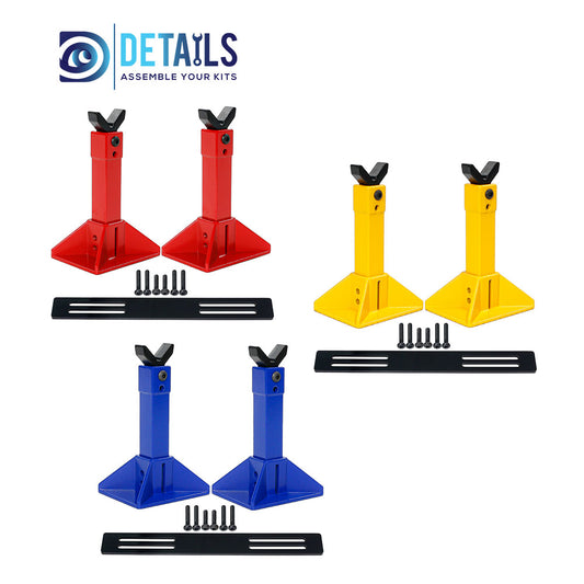Metal Height Jack Stand for 1/18 1/10 1/8 1/7  Car 2pcs/set