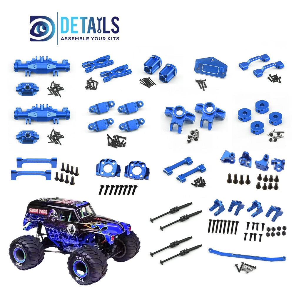 Aluminum and steel set For Losi LMT MINI 1/18 4WD Solid Axle Monster