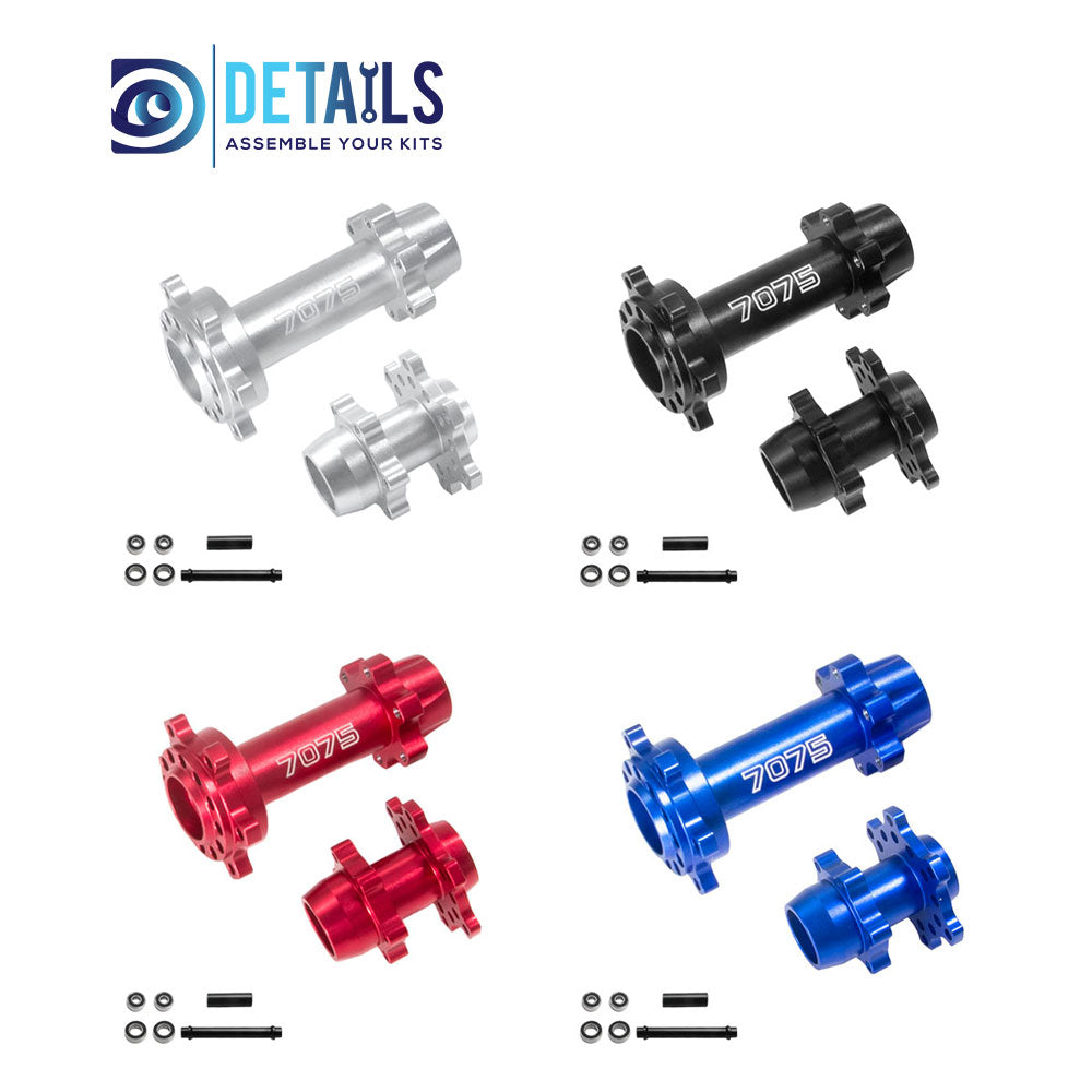 7075 Aluminum Front Rear WheelAxle Shaft for LOSI 1/4 Promoto MX Motorcycle