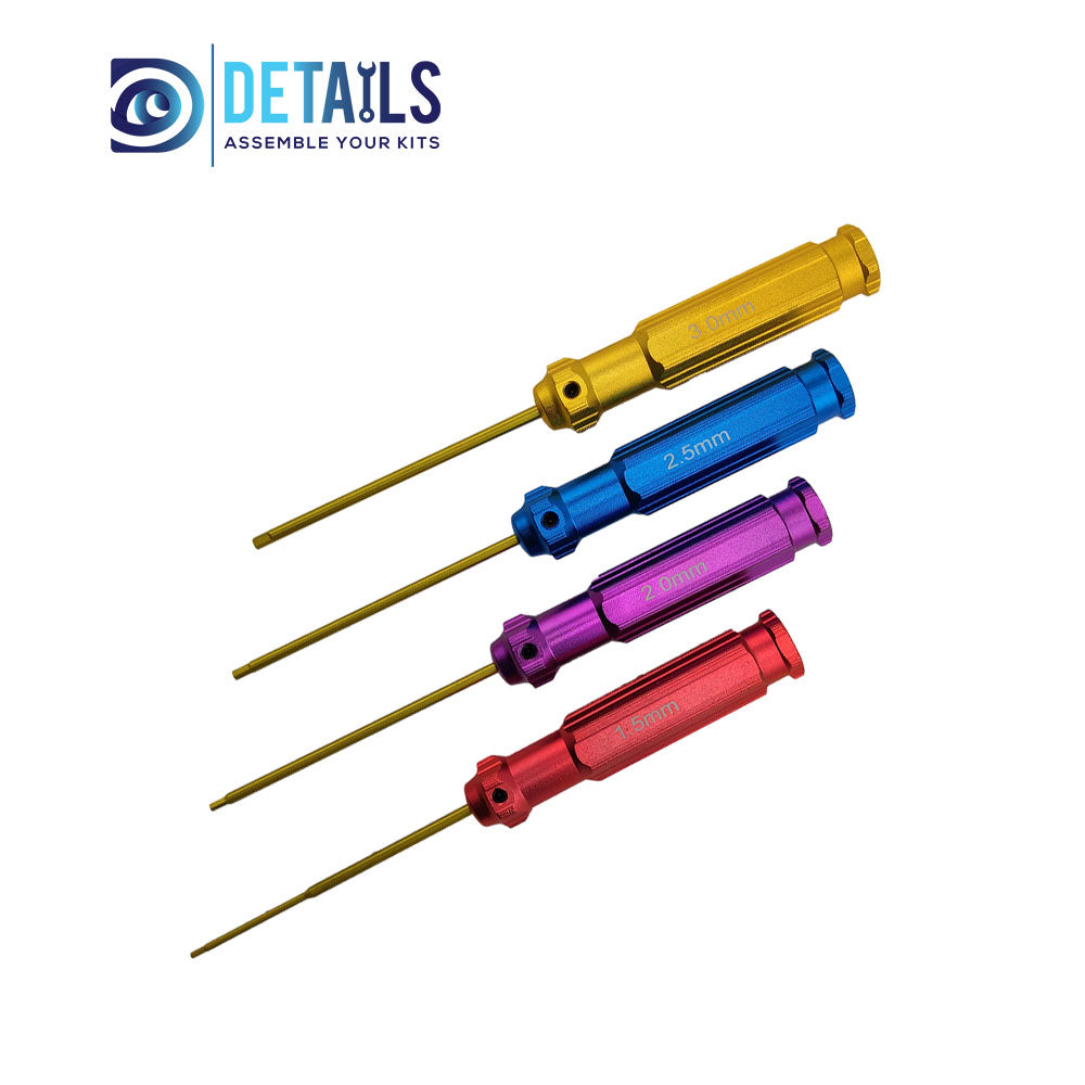 Classic Allen Wrench Set - B Four Colors 4pcs