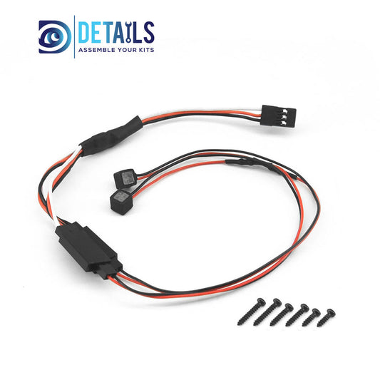 Hobby Details LED RC lights Square Lamp 2 lamp for 1/18 TRX4M car