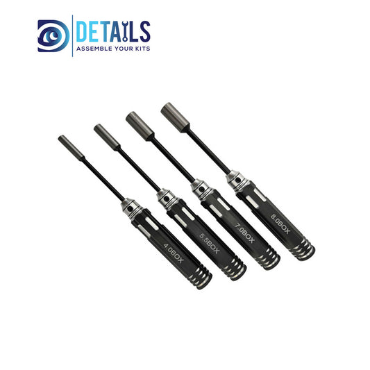 Nut Drivers Set - &nbsp;Black 4pcs