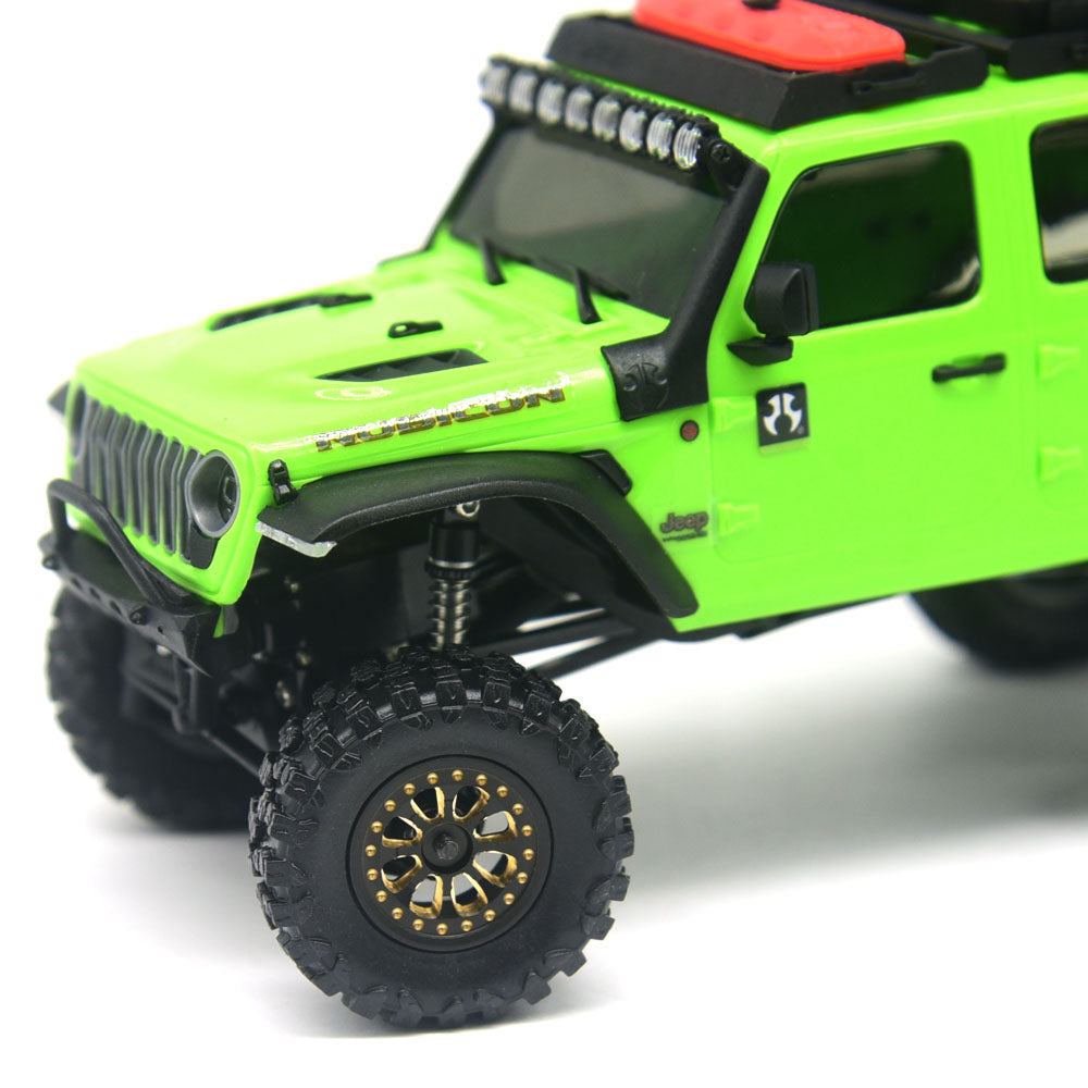 Hobby Details Brass 0.7" Wheel Offset Wheel and 0.7‘’ Wheel Tire with Foam for SCX30 Cars Upgrade Parts 4pcs/Set