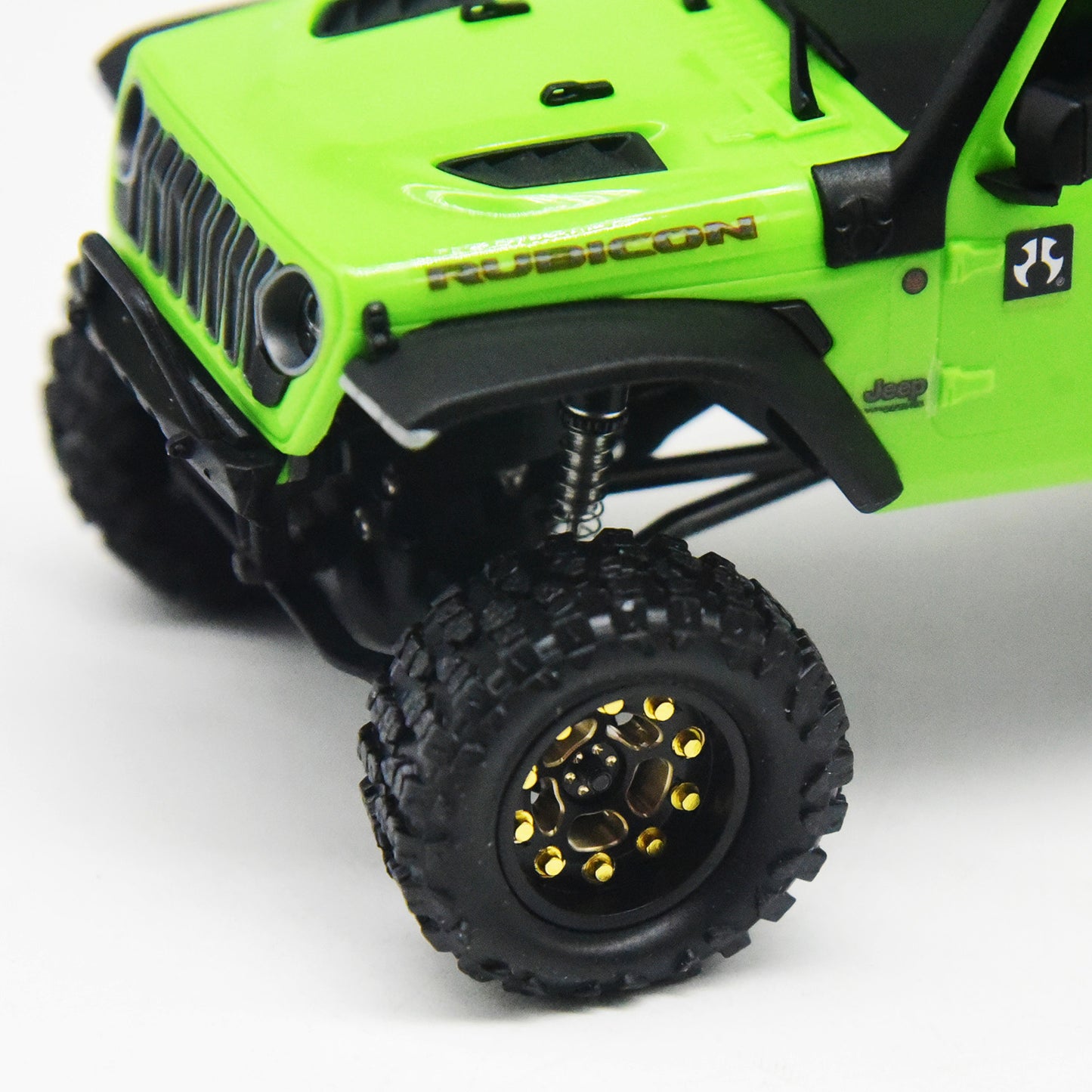 Hobby Details Brass 0.7" Wheel Offset Wheel and 0.7‘’ Wheel Tire with Foam for SCX30 Cars Upgrade Parts 4pcs/Set