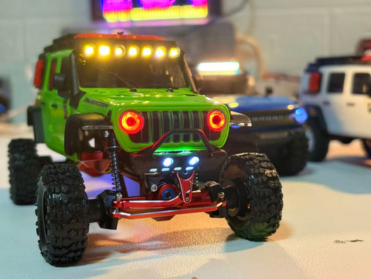 Hobbydetails Angel Eye Lights For SCX30 Jeep Bronco