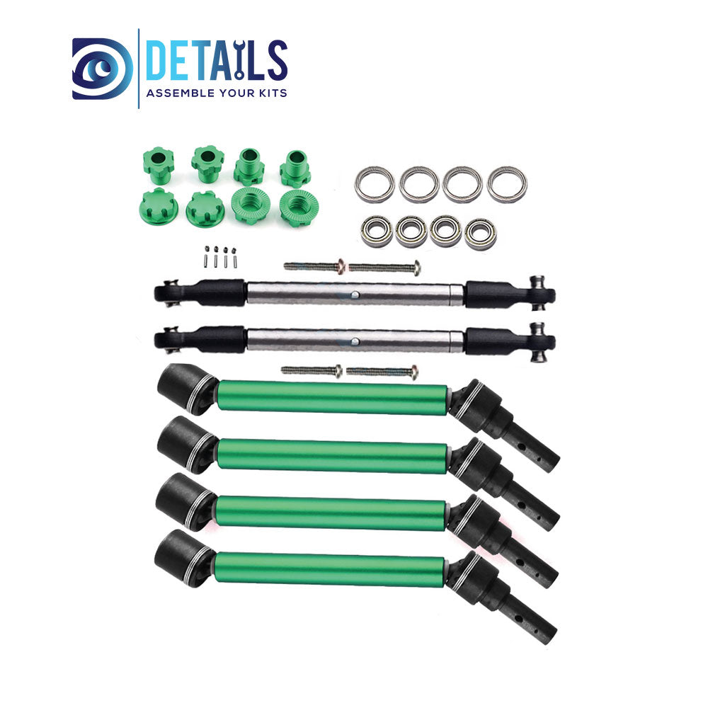 1/10 Traxxas MAXX V2 Widen Metal CVD Draft and Steering link Set