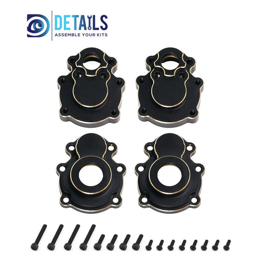 Brass Rear Axle Knuckle Portal Cover Weight for FMS 1/10 FCX10 K5 RC cars