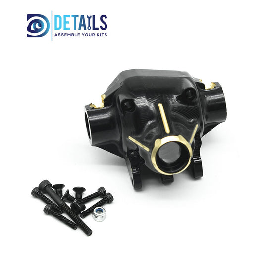 Brass Black Coating Rear Axle Center Housing for Axial SCX10 PRO 1/10 RC Crawler Car