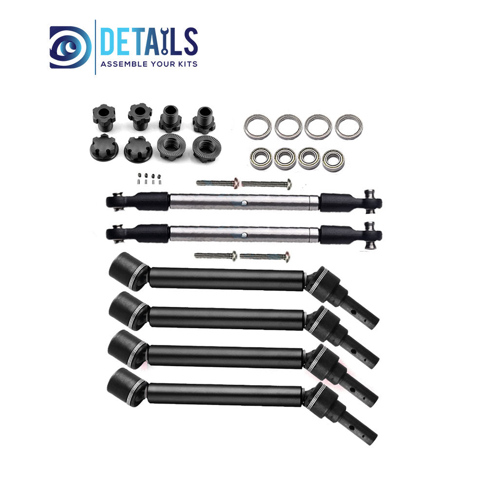 1/10 Traxxas MAXX V2 Widen Metal CVD Draft and Steering link Set