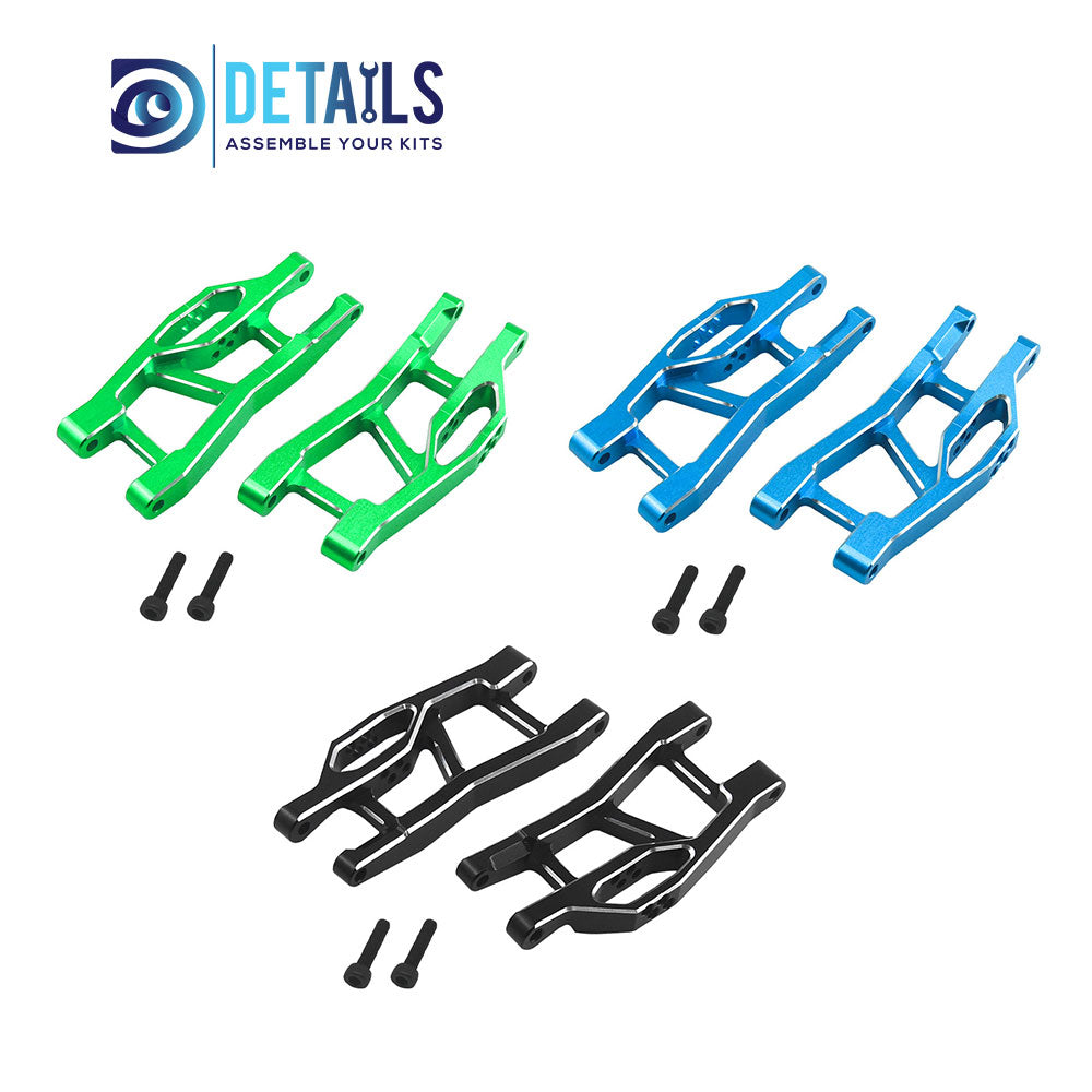 Hobby Details 7075 Aluminum Front Lower Arm Set For  For TRX MINI MAXX BL-2s 4WD Brushless Monster Truck 107154-1 Upgrade Parts