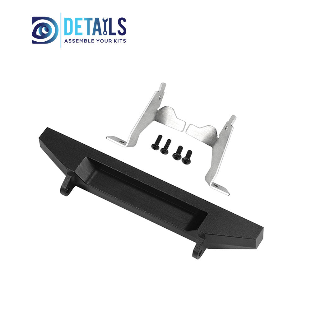 Aluminum CNC Classic Rear  Bumper for TRX4M 1/18 Land Rover Defender