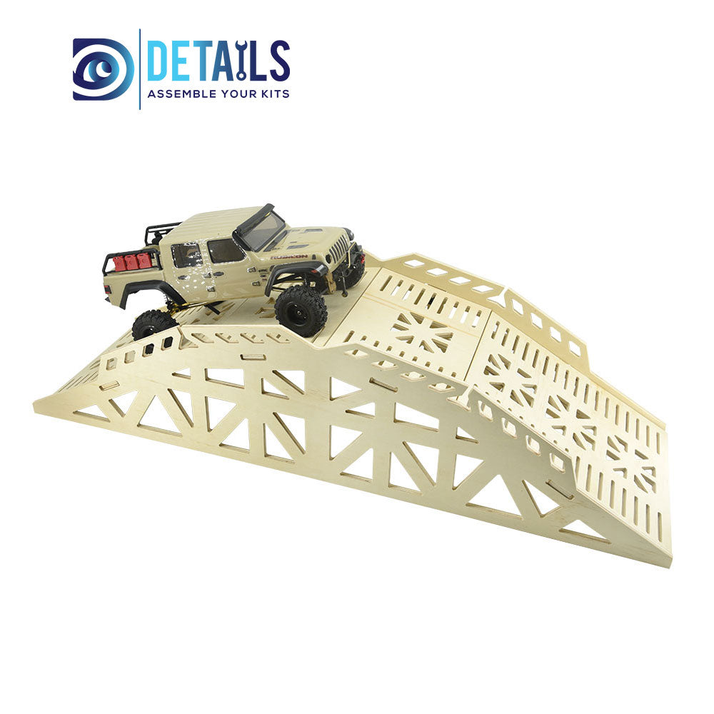 High Density RC  Crawler Wood Board Tracks 5 layers Hardened Thickness D Style