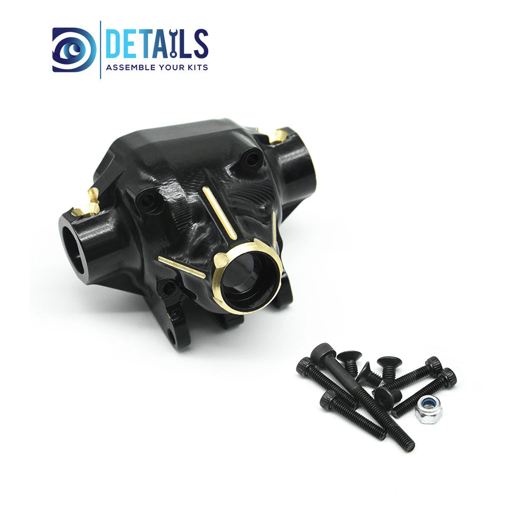 Brass Black Coating Rear Axle Center Housing for Axial SCX10 PRO 1/10 RC Crawler Car