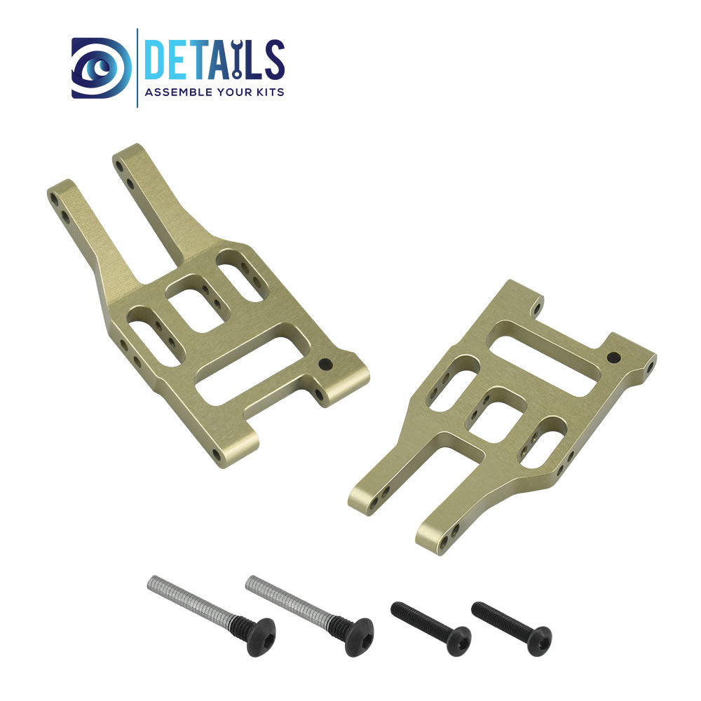 Hobby Details 7075 Aluminum hard oxidation Front/Rear Suspension Arms for Cen Racing 1/8 RC Car Upgrades Parts 2pcs/set