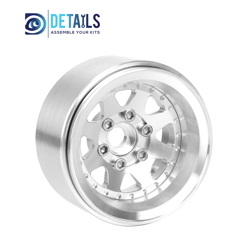 Offset -10mm Aluminum 1.9" Beadlock Wheel Rim for 1/10 RC Crawler SCX10 Pro TRX4 VS4-10 Gen8 TRX6 CAPRA  A