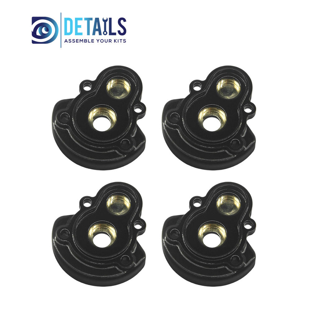 Brass Portal Axle Covers 4pcs/set for RedCat Ascent18 1/18 Car