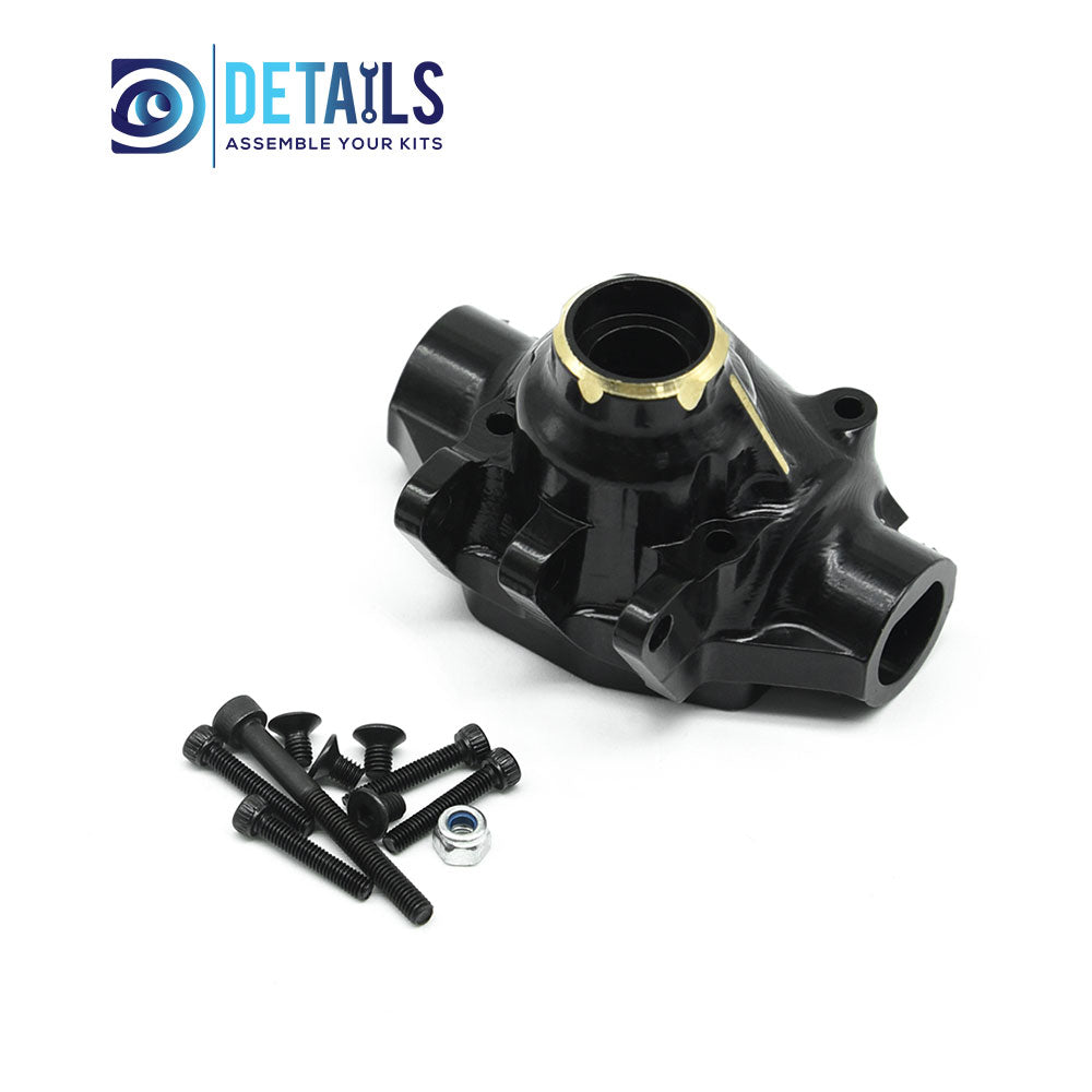Brass Black Coating Rear Axle Center Housing for Axial SCX10 PRO 1/10 RC Crawler Car