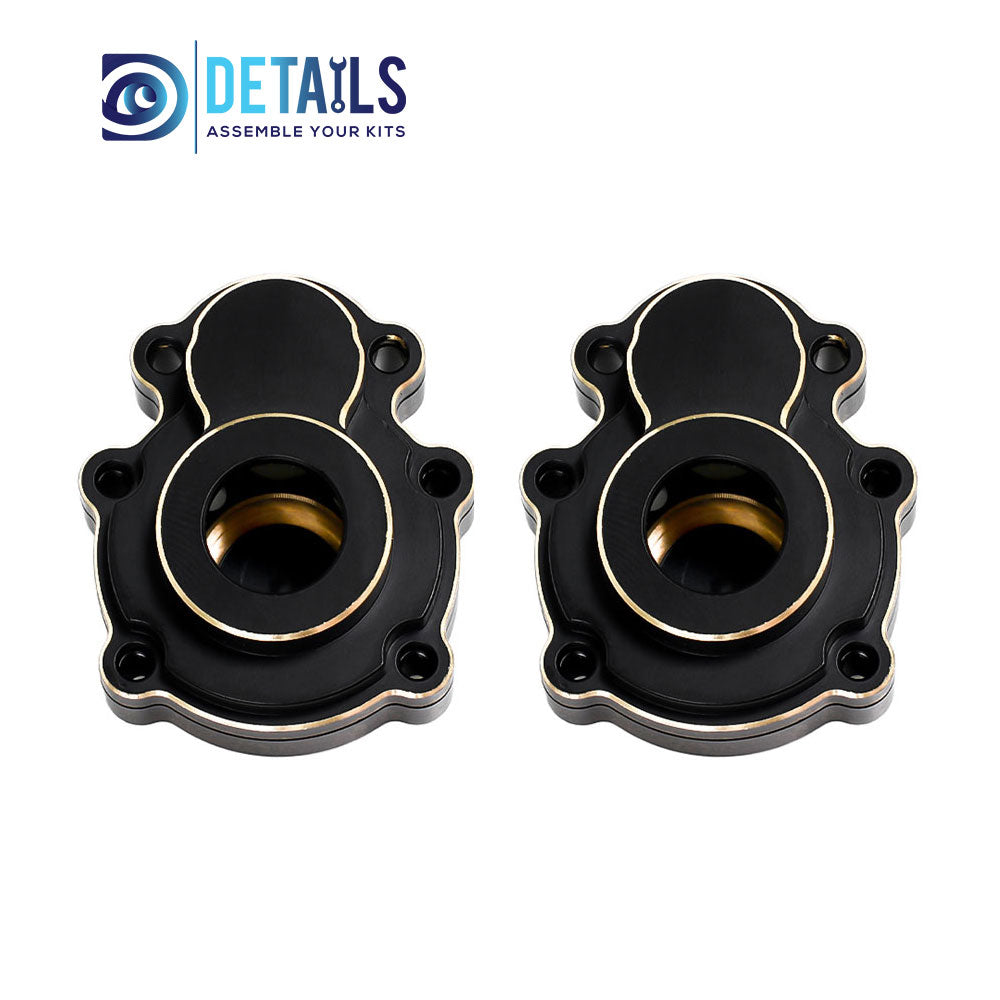 Brass Rear Axle Knuckle Portal Cover Weight for FMS 1/10 FCX10 K5 RC cars