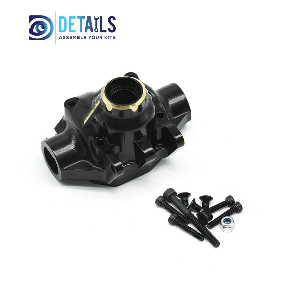 Brass Black Coating Rear Axle Center Housing for Axial SCX10 PRO 1/10 RC Crawler Car