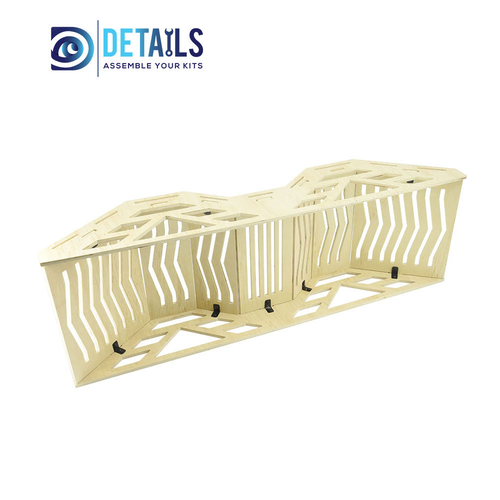 High Density RC  Crawler Wood Board Tracks 5 layers Hardened Thickness E Style