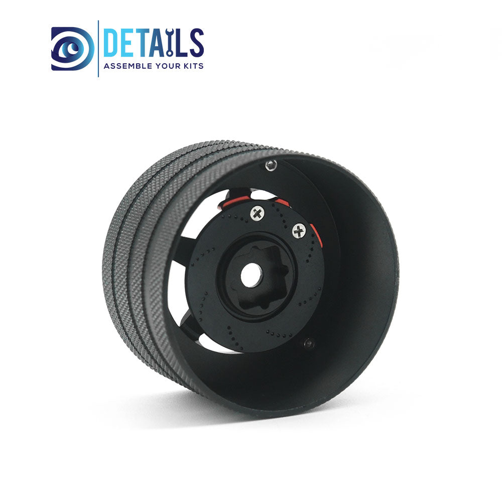 DTEL01038 Aluminum RC Transmitter Steering Handwheel for Sanwa/ Futaba/NB4/ 7PX/X9 Red