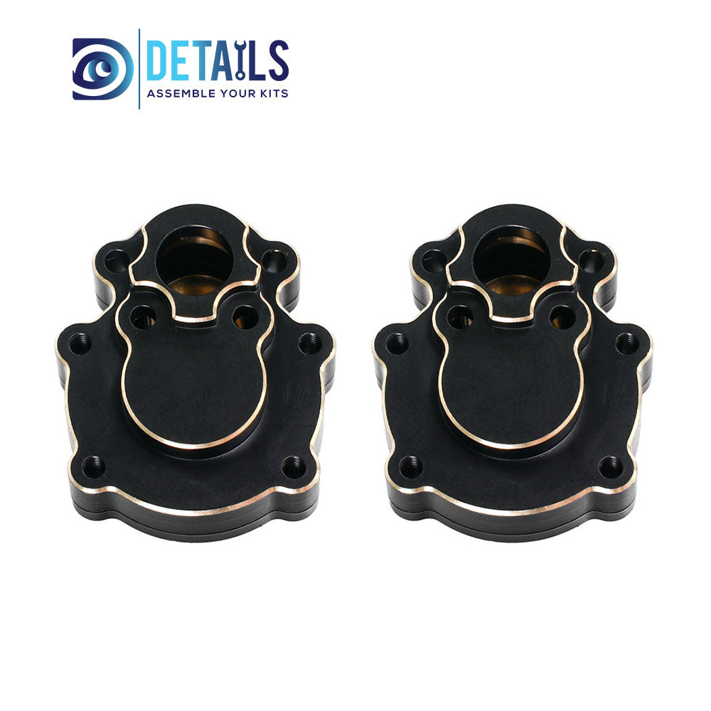 Brass Rear Axle Knuckle Portal Cover Weight for FMS 1/10 FCX10 K5 RC cars