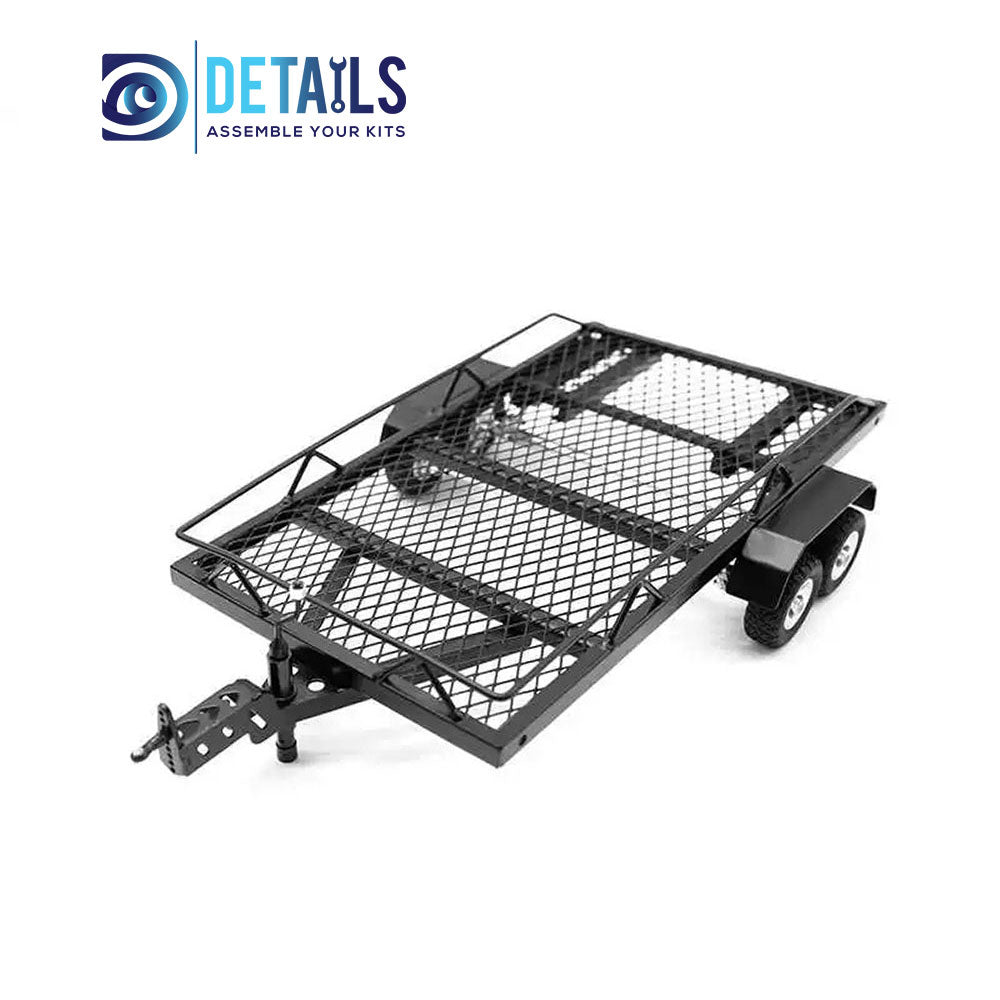 Hobby Details Aluminum Mini Trailer for 1/18 cars 34x19x7cm