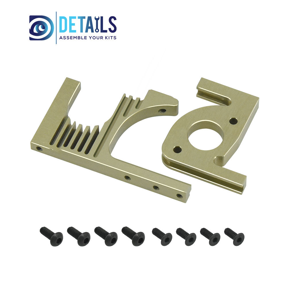 Hobby Details 7075 Aluminum hard oxidation Motor Disassemble Mount for Cen Racing 1/8 RC Car Upgrades Parts 2pcs/set