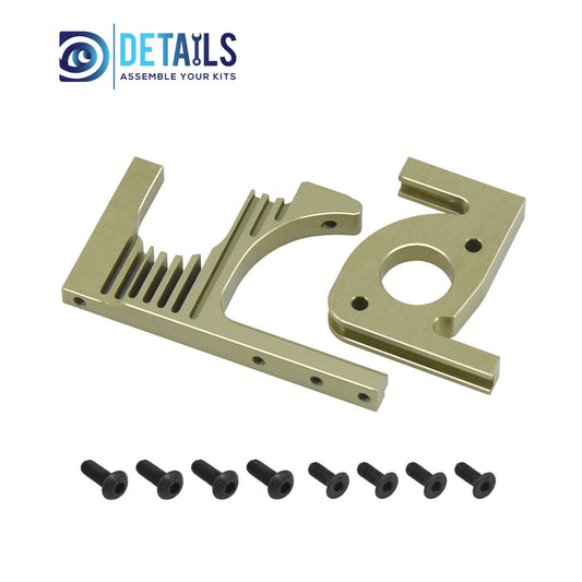 Hobby Details 7075 Aluminum hard oxidation Motor Disassemble Mount for Cen Racing 1/8 RC Car Upgrades Parts 2pcs/set