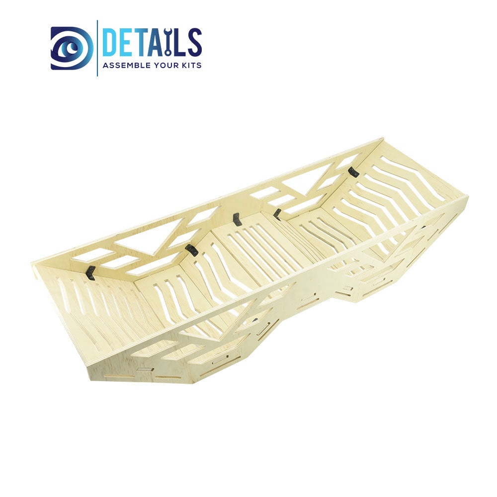 High Density RC  Crawler Wood Board Tracks 5 layers Hardened Thickness E Style
