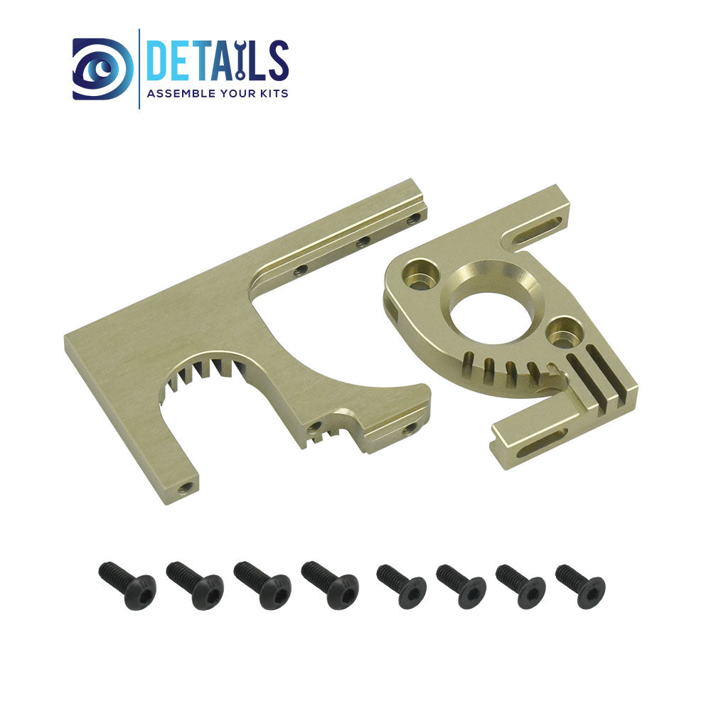 Hobby Details 7075 Aluminum hard oxidation Motor Disassemble Mount for Cen Racing 1/8 RC Car Upgrades Parts 2pcs/set