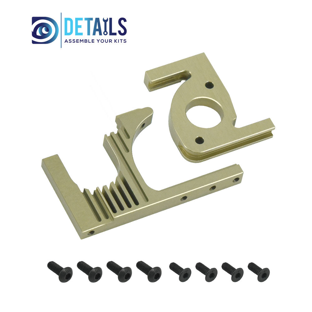 Hobby Details 7075 Aluminum hard oxidation Motor Disassemble Mount for Cen Racing 1/8 RC Car Upgrades Parts 2pcs/set