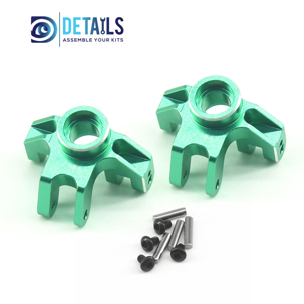 Aluminum Front Steering Knuckles Set For Losi LMT MINI 1/18 4WD Solid Axle Monster