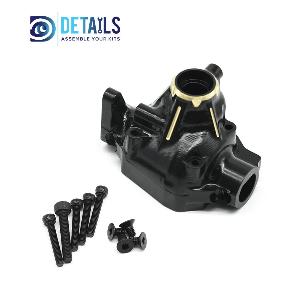 Brass Black Coating Front Axle Center Housing for Axial SCX10 PRO 1/10 RC Crawler Car