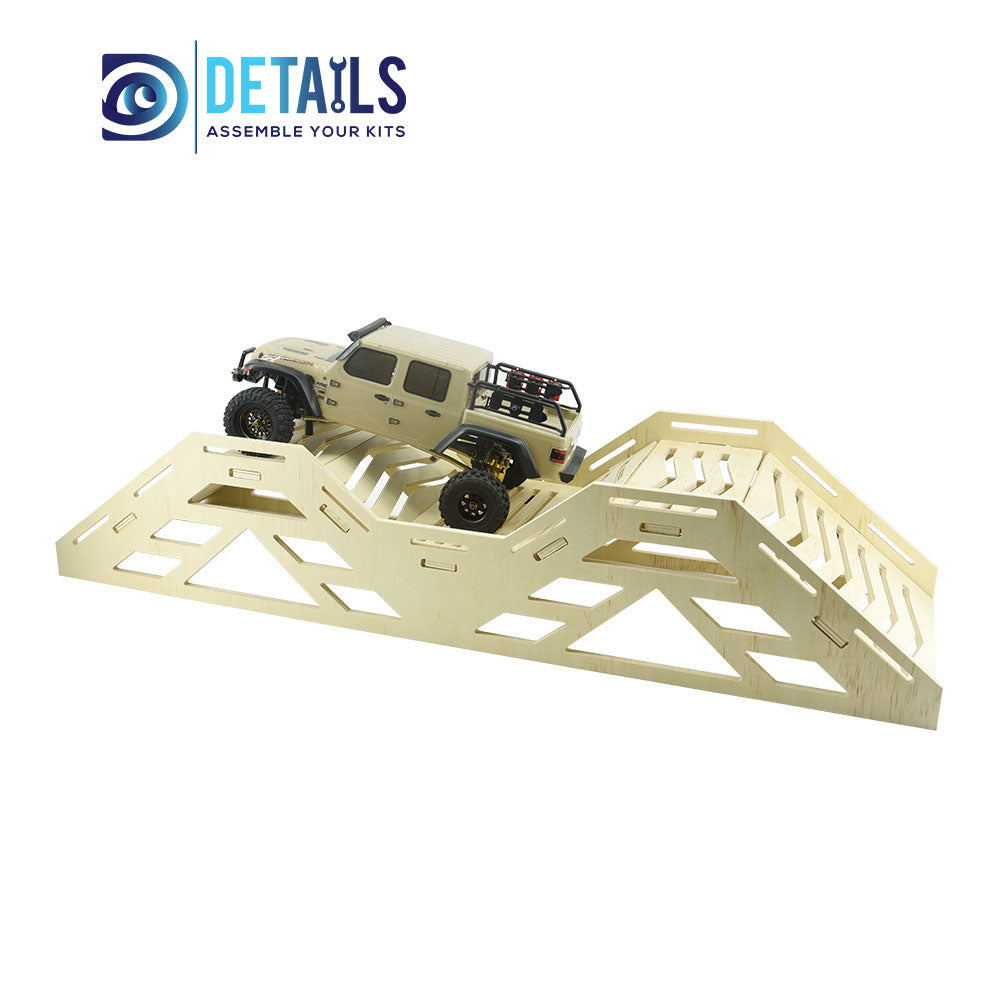 High Density RC  Crawler Wood Board Tracks 5 layers Hardened Thickness E Style