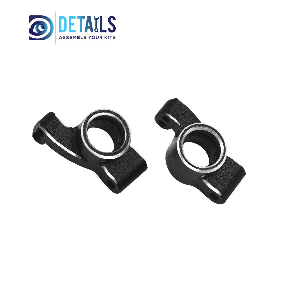 Aluminum Rear Hub/Knuckle Arm For Losi 1/24 Micro-B Upgrade Parts 2pcs