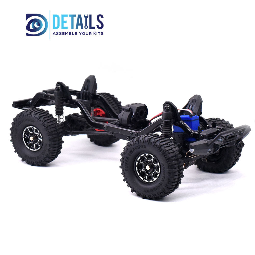 CNC Beadlock Wheels for TRX-4M 1/18 Car 31X13mm 4pcs/set Brass Ring, Alu. Front&amp;Rear Covers&nbsp;